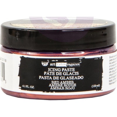 Finnabair Art Alchemy - Icing Paste couleur «Red Amber»